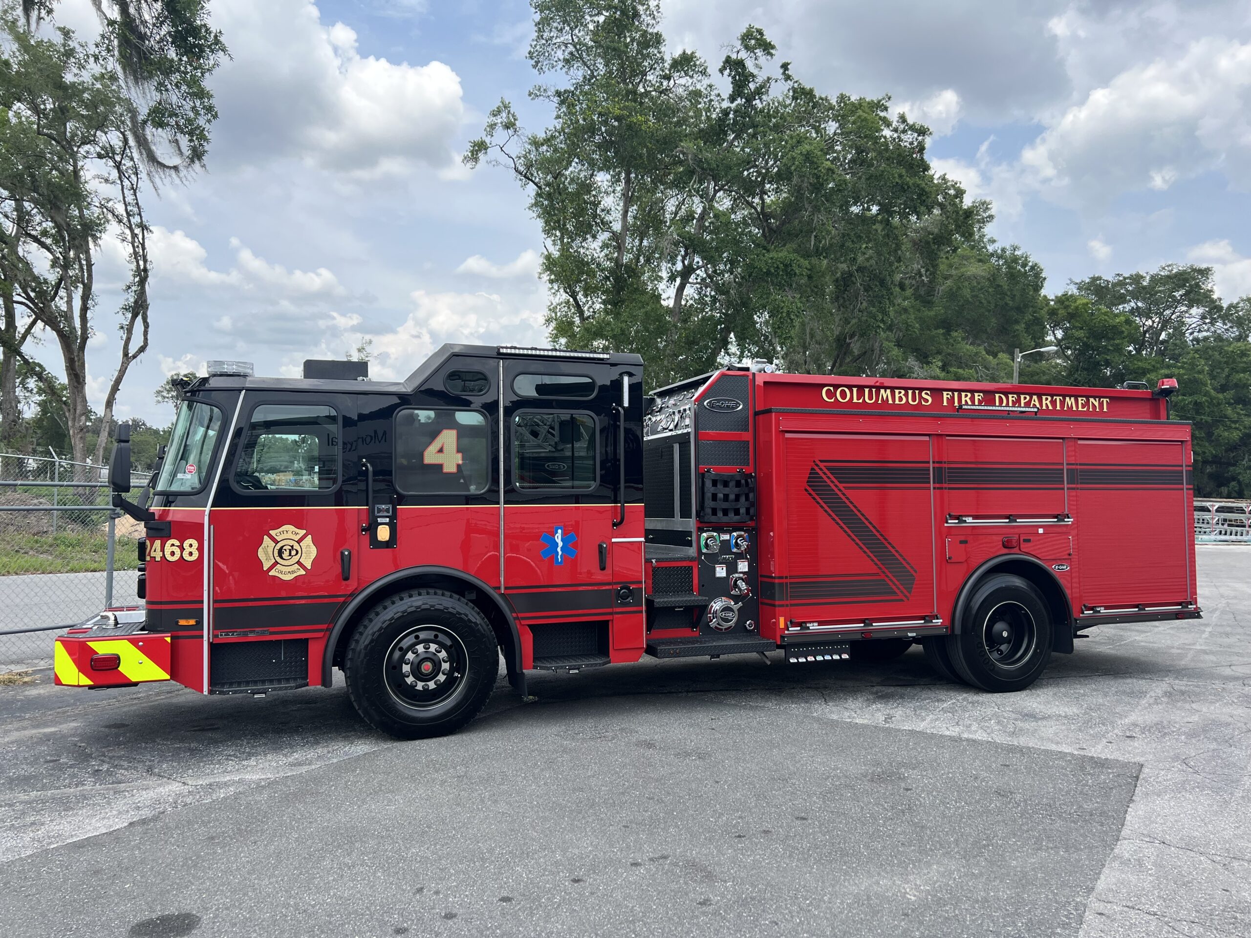 Columbus Fire Department Announces Arrival of New Fire Engine 4